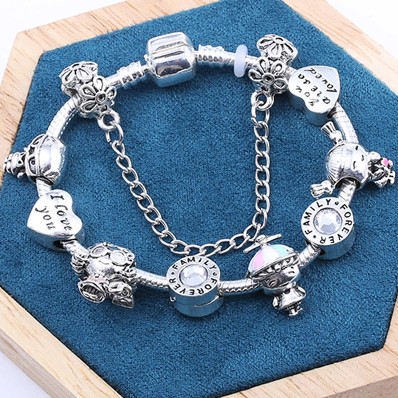 Family Treasures: The Childhood Memories Charm Bracelet
