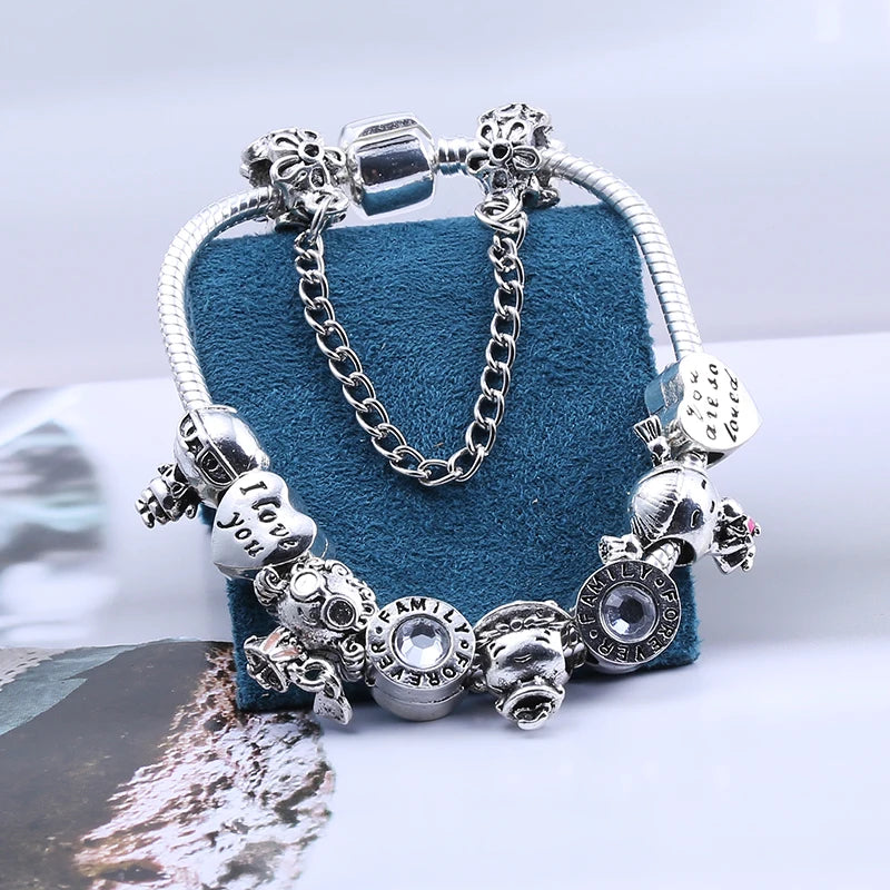 Family Treasures: The Childhood Memories Charm Bracelet