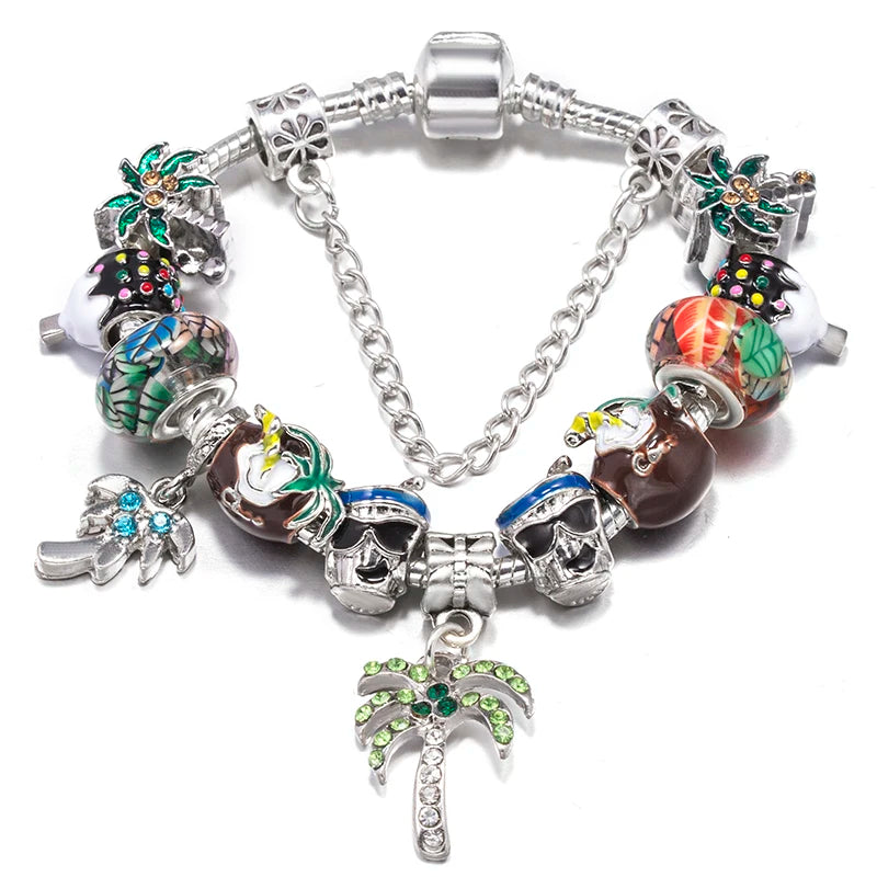 Seaside Whisper: The Coastal Charm Bracelet