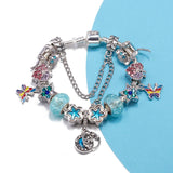 Sky Dancer: The Turquoise Butterfly Charm Bracelet