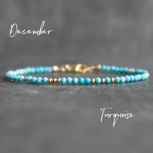 Winter Sky: December Turquoise Bracelet