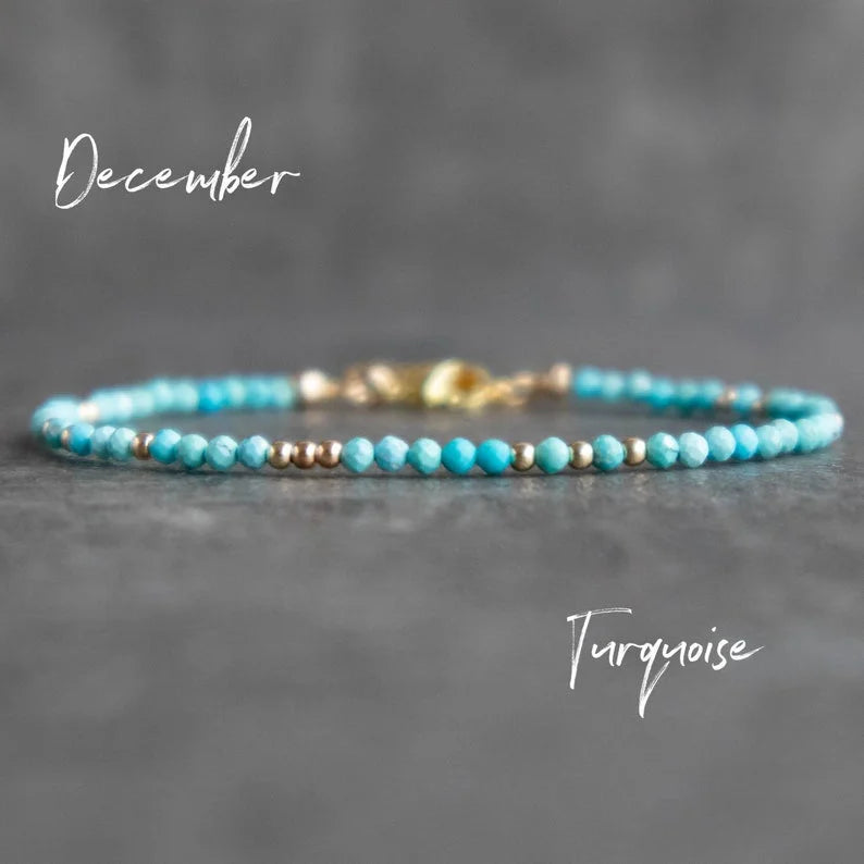 Winter Sky: December Turquoise Bracelet