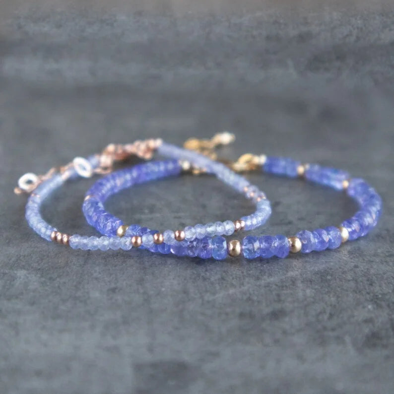 Winter Twilight: December Tanzanite Bracelet