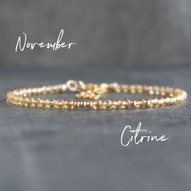 Sunbeam Joy: November Citrine Bracelet