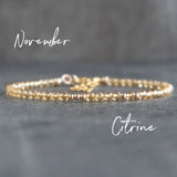 Sunbeam Joy: November Citrine Bracelet