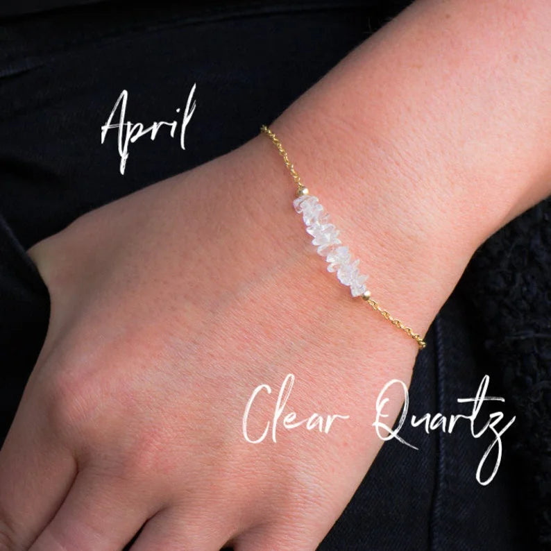 Crystal Clarity: April Birthstone Bracelet