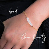 Crystal Clarity: April Birthstone Bracelet