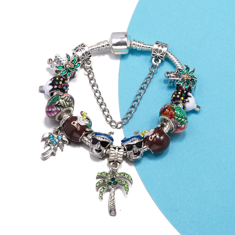 Seaside Whisper: The Coastal Charm Bracelet
