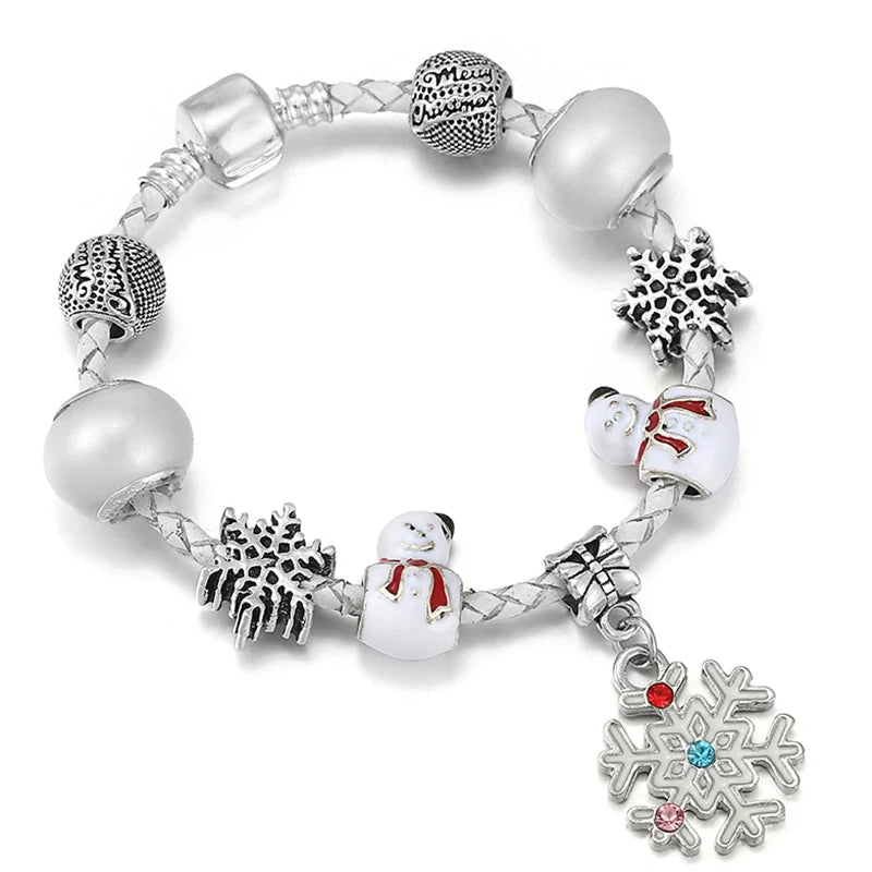 Winter Wishes: The Snowflake Charm Bracelet