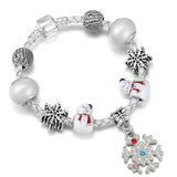 Winter Wishes: The Snowflake Charm Bracelet