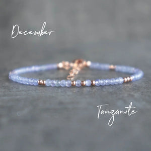 Winter Twilight: December Tanzanite Bracelet