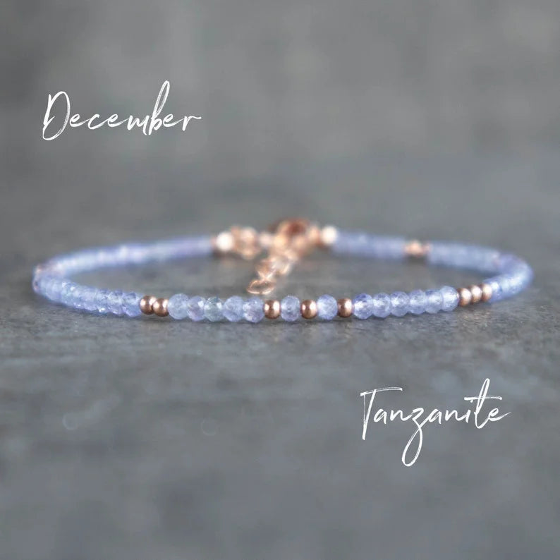 Winter Twilight: December Tanzanite Bracelet