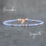 Winter Twilight: December Tanzanite Bracelet