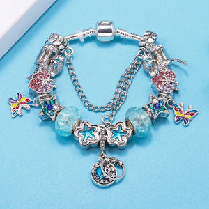Sky Dancer: The Turquoise Butterfly Charm Bracelet