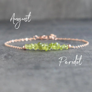 Light of Summer: August Peridot Bracelet