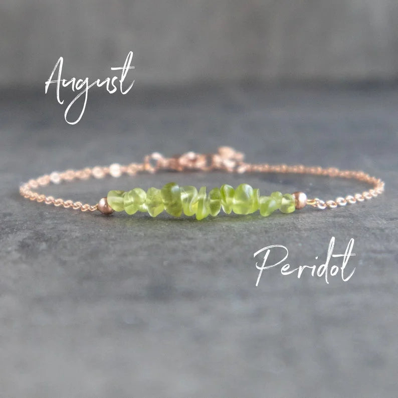 Light of Summer: August Peridot Bracelet