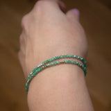 Spring Grace: May Emerald Bracelet