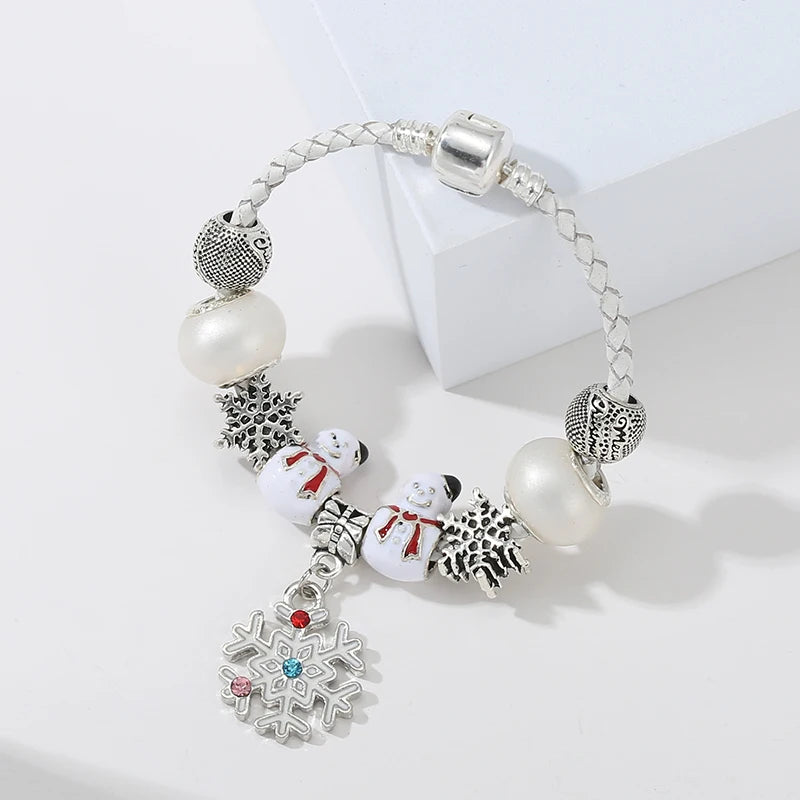 Winter Wishes: The Snowflake Charm Bracelet