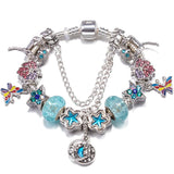 Sky Dancer: The Turquoise Butterfly Charm Bracelet