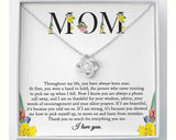 To My Mom: From Your Daughter – Love Knot Necklace