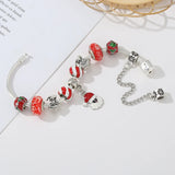 Snowfall Magic: The Santa Charm Bracelet