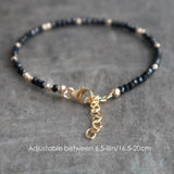 Shadow Shield: October Black Tourmaline Bracelet