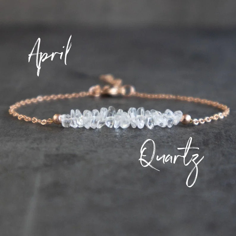 Crystal Clarity: April Birthstone Bracelet