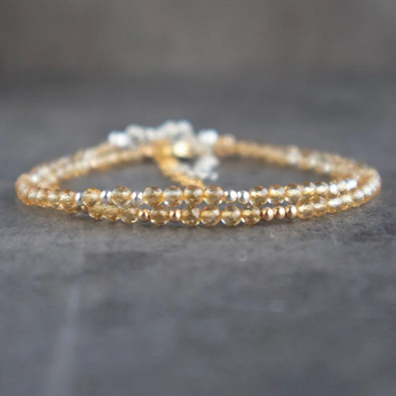Sunbeam Joy: November Citrine Bracelet