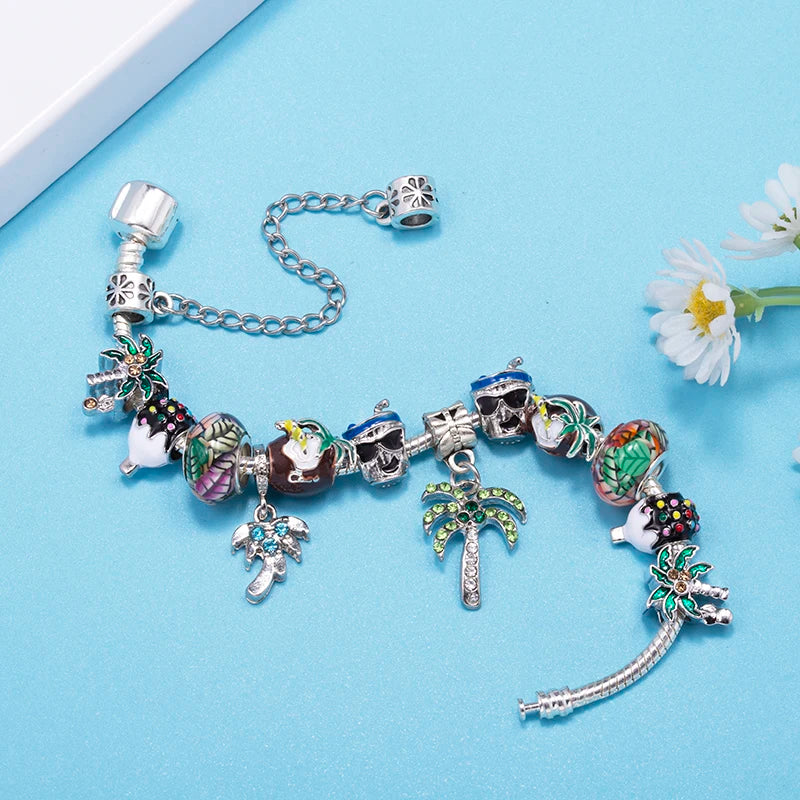 Seaside Whisper: The Coastal Charm Bracelet
