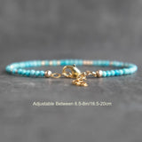 Winter Sky: December Turquoise Bracelet