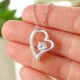 To My Mom: Heart Pendant Necklace