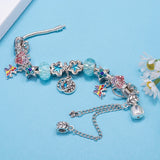 Sky Dancer: The Turquoise Butterfly Charm Bracelet